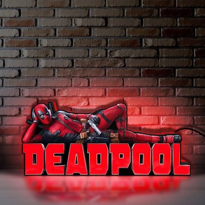 Deadpool Pinball LED Lightbox Deadpool Pinball Topper for Pinball Machine