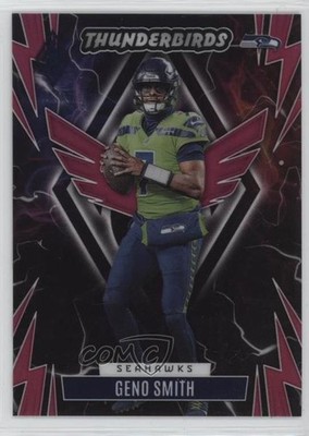 2023 Panini Phoenix Thunderbirds Pink 173/175 Geno Smith #TB-GS pe8