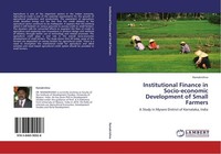 Institutional Finance In Socio-Economic Development Of Small Farmers .. Ramakris