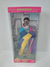 Vintage Barbie Princess of South Africa Dolls of the World NRFB 2002 Barbie Doll