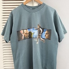 Vintage 90  s Star Wars Episode 1 Anakin Yoda Cast Movie Promo T-shirt Sz Small