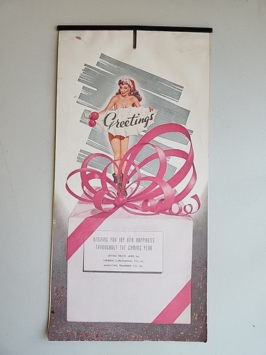 Bill Layne "Greetings" Pinup Calendar (1949)