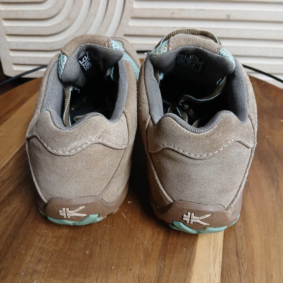 KURU CHICANE Mujer Talla 8 Trail Senderismo Caminar Zapatos Con Cordones Marrón Aqua Foto 4 de 4