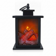 Led-Kaminlampe USB-Betrieb LED-Flammenlaterne wiederaufladbar