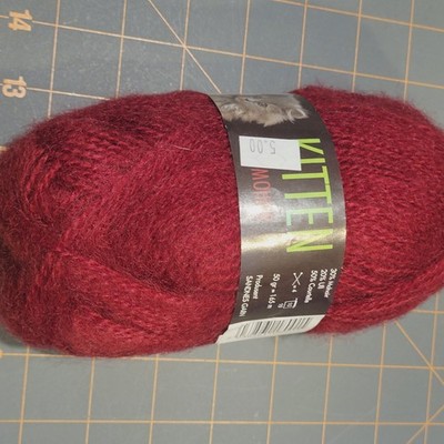 Sandnes Garn KITTEN BERRY Mohair 50% Acrylic 30%Goat Mohair 20% Wool 165M 1.76oz