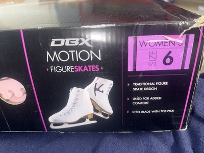 DBX Womens Figure Skates 1100 Series Size 6 New ( Never Worn) In Box