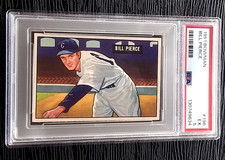 1951 BOWMAN BILLY PIERCE BASEBALL ROOKIE CARD #196 BILL **STUNNING** PSA 5 EX