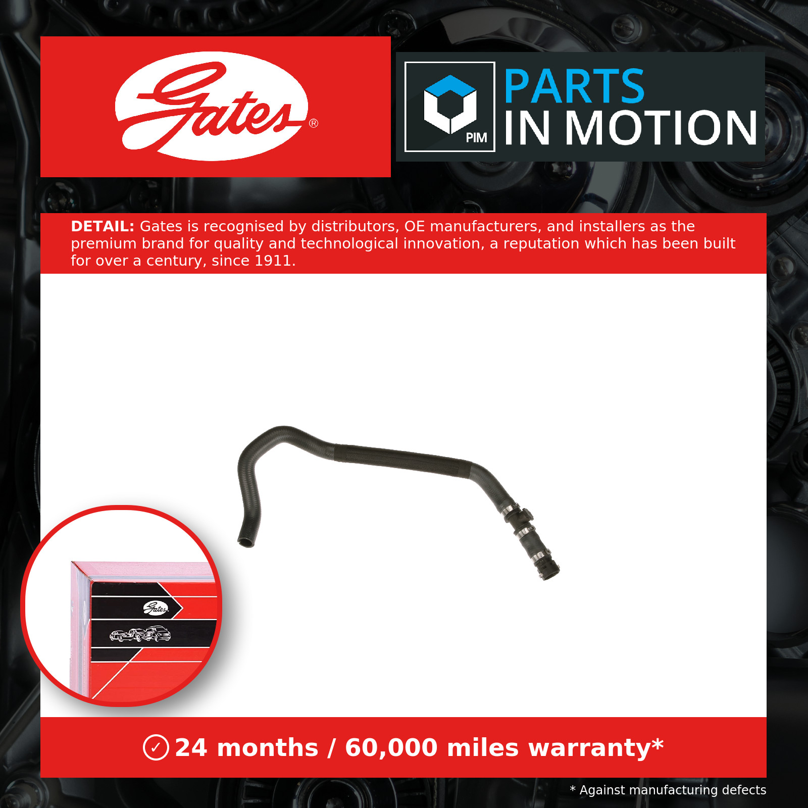 Heater Hose 02-3588 Gates Coolant 1367579080 427523588 Top Quality Guaranteed - Image 8