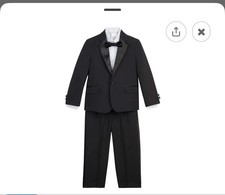 Nautica Boys' 4-Piece Tuxedo Set with Dress Shirt, Jacket, and Pants 2T