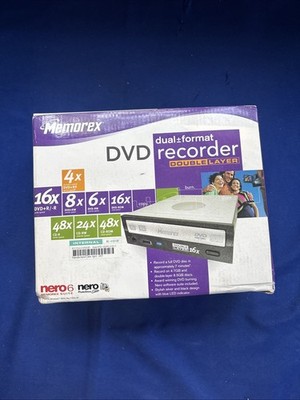 Memorex CD DVD Dual-Format Double Layer Recorder Model MRX-500N - Open Box