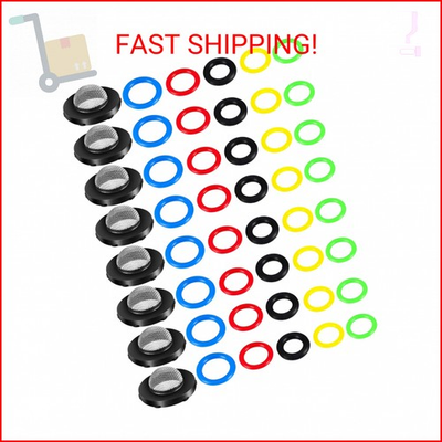 #ad #ad 48 Pieces O Ring Power Pressure Washer Kit 6 Sizes Sealing Stainless Steel Filte $10.47