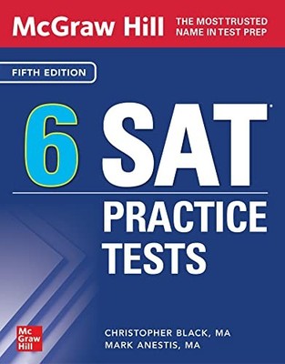 Mark Anestis - McGraw Hill 6 SAT Practice Tests Fifth Edition - Neu P - H245z