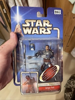 2x Star Wars Jango Fett Attack OfThe Clones Figur Hasbro Neu 1x junger Boba Fett