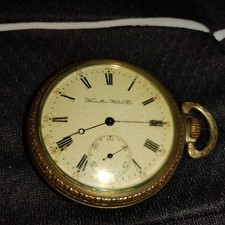 1906 Hamilton Pocket Watch 16s Grade 975 17 Jewels Not Running Side Winder
