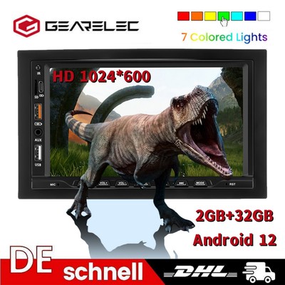 7'' Double 2DIN Car Radio Stereo Bluetooth FM Dual USB AUX IOS/Android MP5 Player