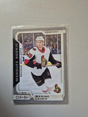 2018-19 O-Pee-Chee Maxime Lajoie Marquee Rookie Silver Parallel #641 Senators Rc