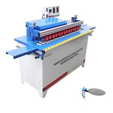 Straight Line Edge Banding Machine Double-side Gluing Digital Controller 110V