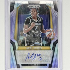 ARIEL ATKINS 2025 WNBA Prizm Silver Signatures Auto #SGAA Chicago Sky