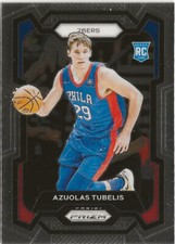 2023-24 Panini Prizm Azuolas Tubelis RC Rookie Philadelphia 76ers