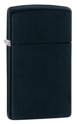 ZIPPO - Slim Black Matte (1618) - La Nave Espacial