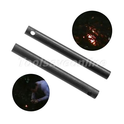 1/5 Outdoor Gebohrter Ferroceriumstab Ferro Rod Iron Bar Feuerstein Kit mit Loch