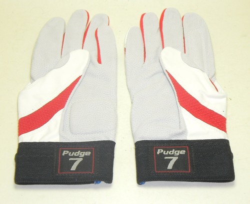 Nike Ivan Pudge Rodriguez Baseball Batting Gloves PE Player Issued Medium HOF - Picture 2 of 4