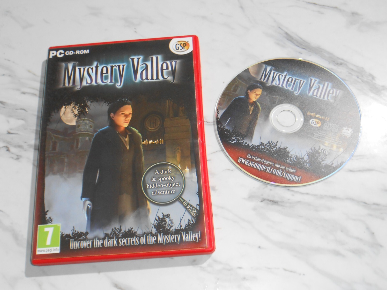 Mystery Valley PC cd rom - HIDDEN OBJECT SPOOKY ADVENTURE GAME (G)