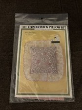 MH Candlewick Pillow Kit SA08 Pink Posies 1983 New