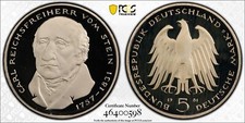 Commemorative 5 Mark Germany 1981-G (Freiherr v Stein) PCGS PR68DCAM