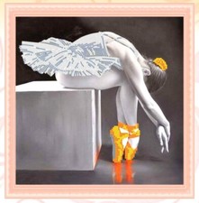 DIY Bead Embroidery Kit Needlepoint Beading Beadwork ballerina