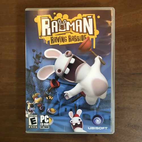 Rayman Raving Rabbids (PC, 2006) Complete in Box (Disc One Has Ring ...