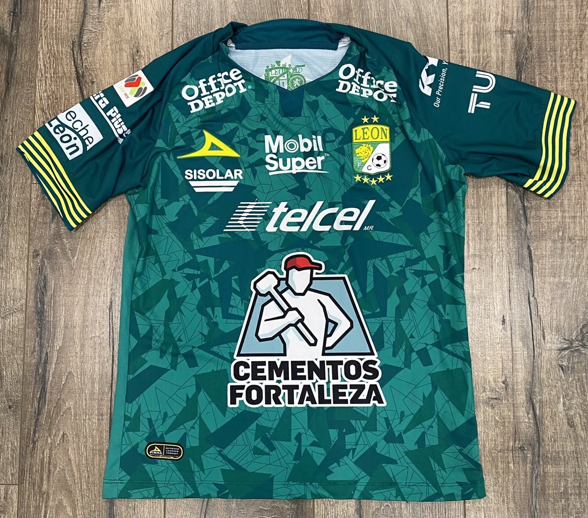 2019-20 Club Leon Liga MX Pirma Homa Green Small Soccer Jersey | eBay