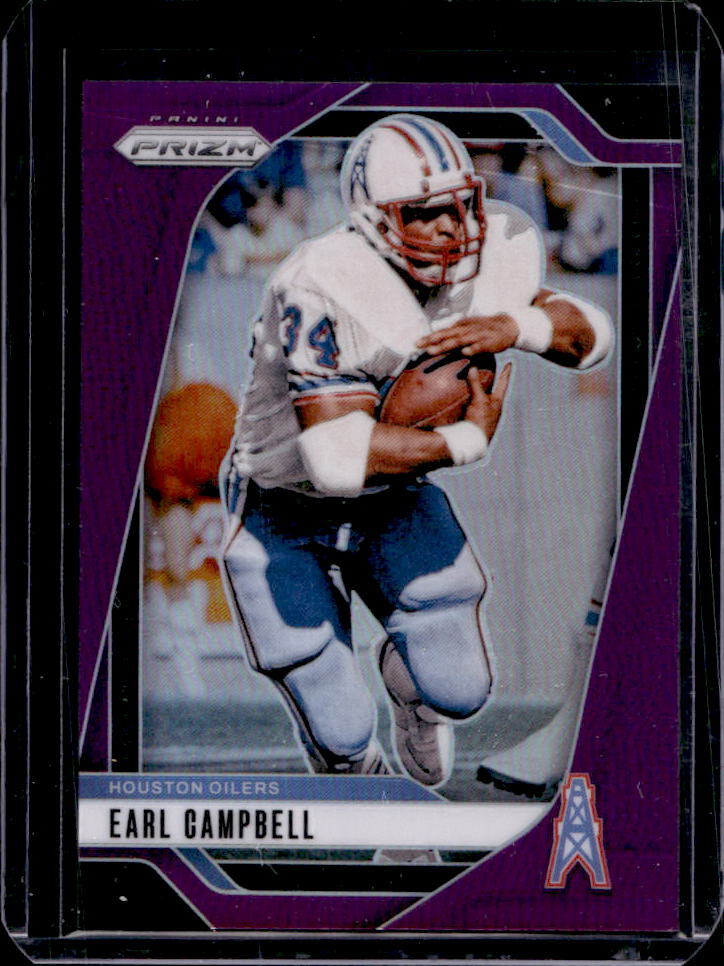 2024 Panini Prizm Earl Campbell Purple #30/125