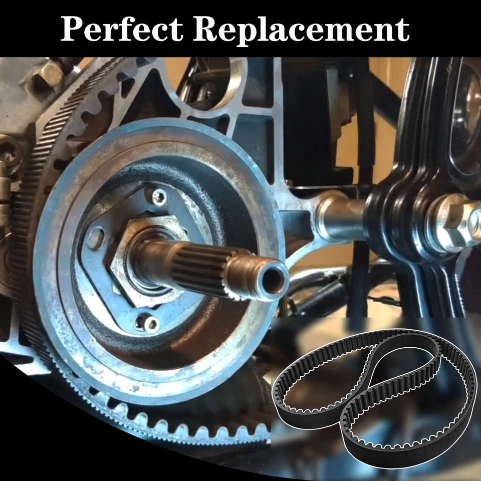 136 1 1/8" CINTURÓN DE TRANSMISIÓN TRASERO para Harley Sportster Roadster 883 1200 04-06 REP Nuevo Foto 2 de 4