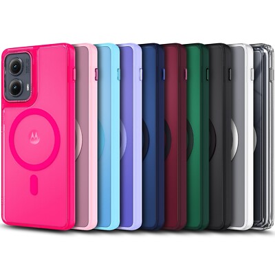 For Motorola Moto Edge 2024 (XT2405) Case Magsafe Slim Protector Cover 