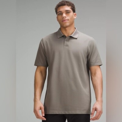 Lululemon Classic-Fit Pique Short-Sleeve Polo Shirt Choose Your