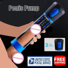 Vacuum Penis Pump For Male ED Enhancement Erectile Enlargement Penis Enlarger BG