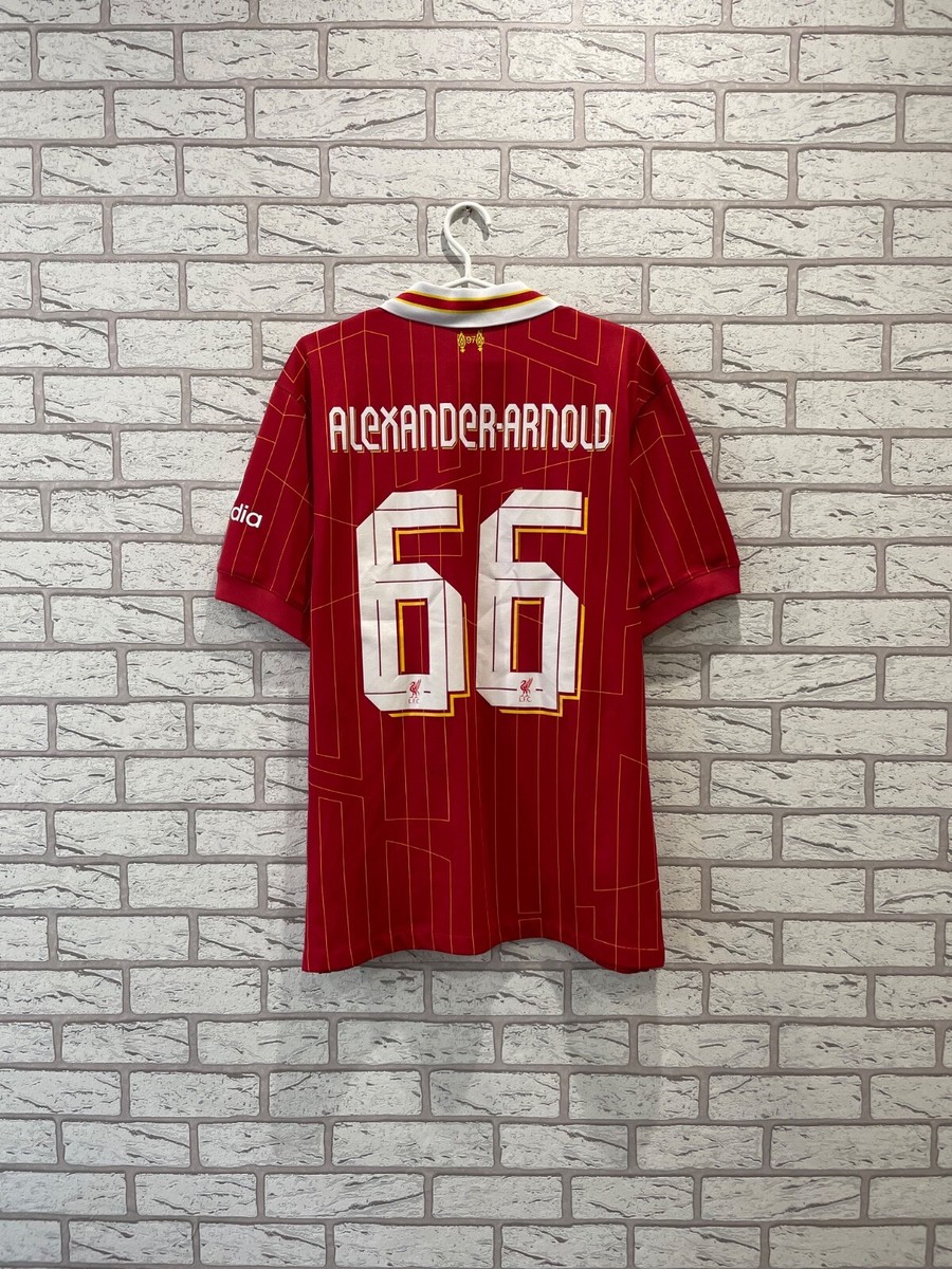 Trent Alexander Arnold #66 Liverpool 2024 2025 Home Soccer