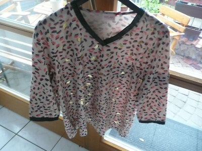 NYLAH by Franzi KnuppePullover mit  Pinselstrichdruck