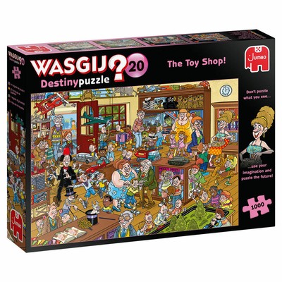 Jumbo Spiele Wasgij Destiny 20 - Das Spielzeuggeschäft! Puzzle Spiel 1000 Teile
