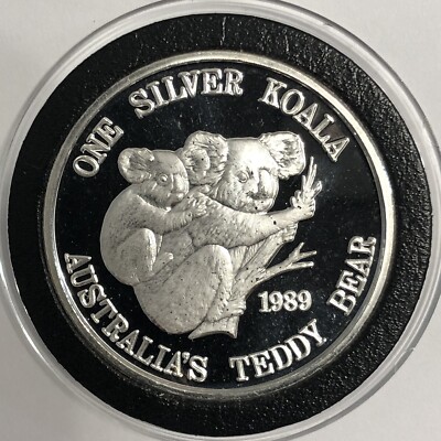 1 Silver Koala 1989 Australia's Teddy Bear New Queensland 1 Troy