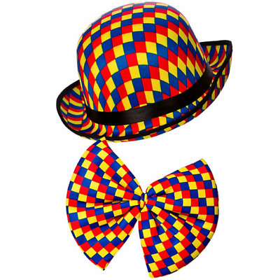 clown bowler hat
