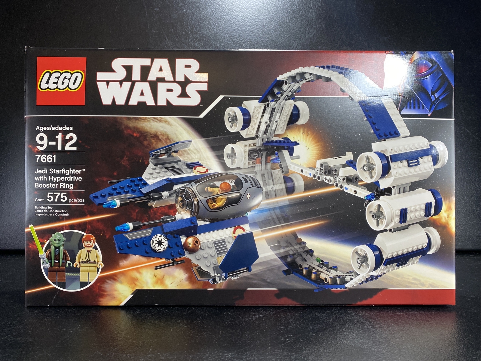 lego 7661 star wars jedi starfighter with hyperdrive booster ring