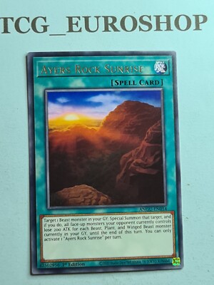 Ayers Rock Sunris ︎YUGIOH ︎ANGU ︎2021 ︎RARE ︎2021 ︎1st ED ︎ENGLISH ︎NM #2939