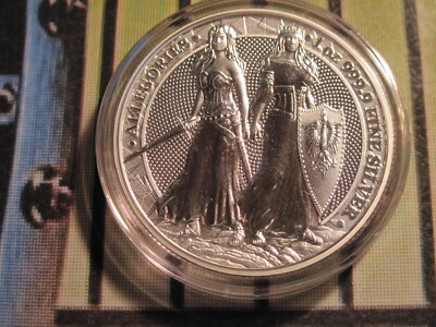 2022 POLONIA  AND GERMANIA ALLEGORIES ONE OUNCE BU 999.9 FINE