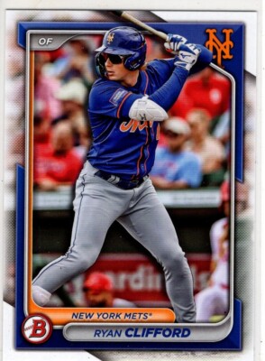 2024 Topps Bowman Draft Baseball Ryan Clifford No. BD-52 New York Mets