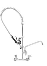 Pre-Rinse Faucet with 8" Adjustable Centers, 44" Hose, 12 1/8"