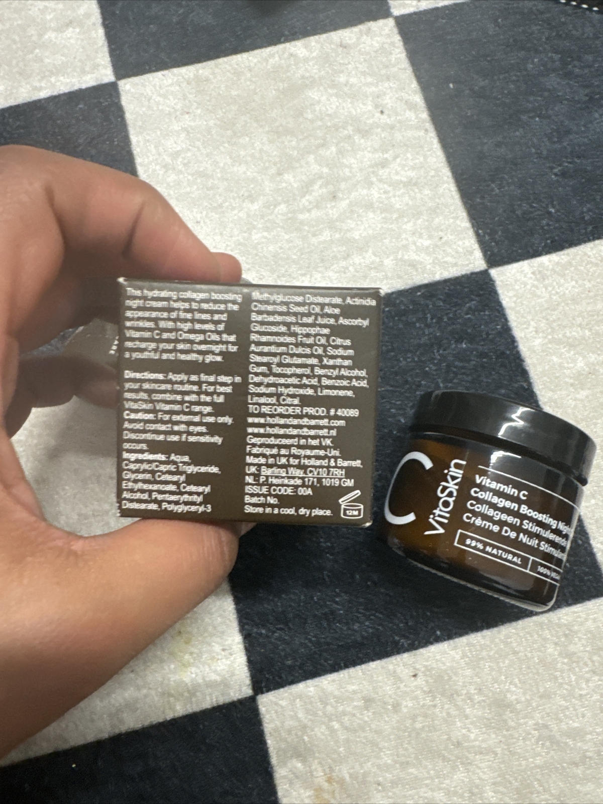 VITASKIN Vit C Collagen Boosting Night Cream Vegan 60ml Damage Box eBay