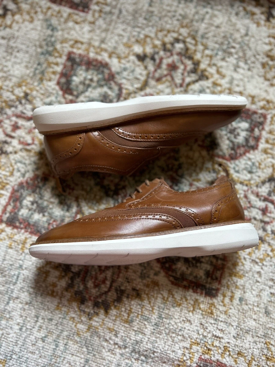 Clarks Men s Brantin Wing Dark Tan Leather Oxford Size 7 NWOT NWOB