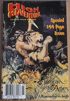 High Adventure 33 Tarzan of the Apes Special Issue by Edgar Rice